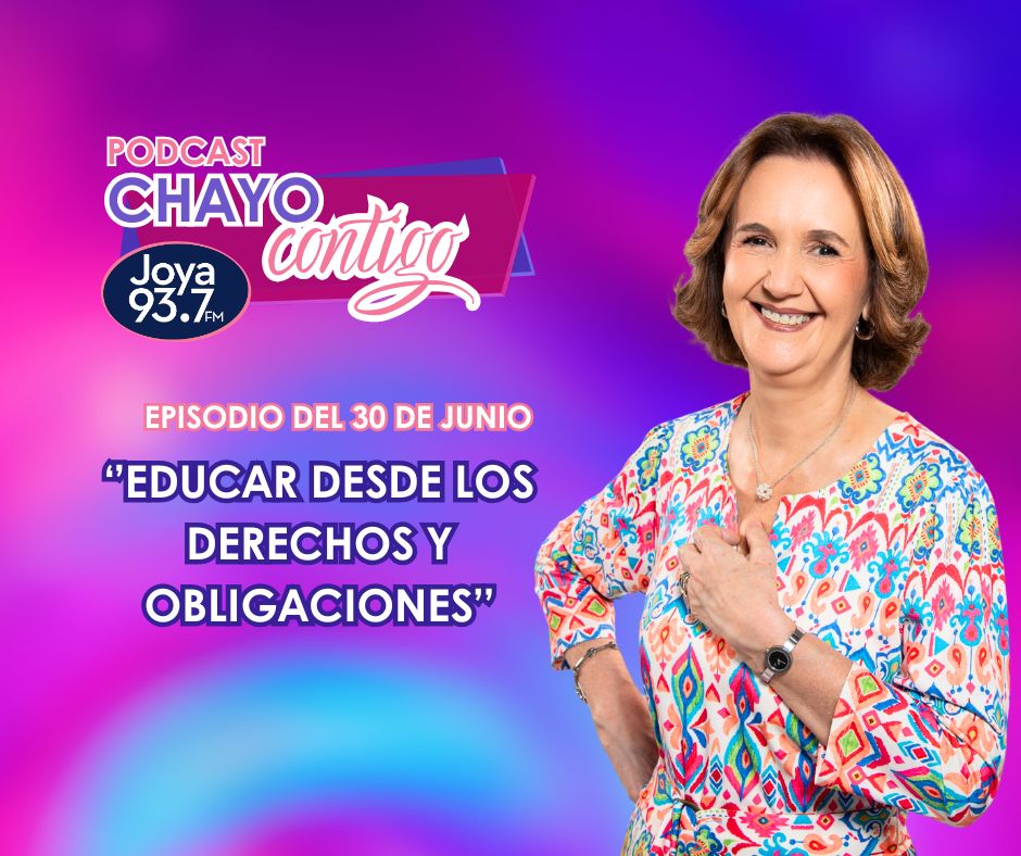 Joya 93.7 FM (@joya937fm) on Twitter photo 🎧 En el nuevo episodio del podcast de <a href="/chayobn/">Rosario Busquets</a> hablamos sobre:
⚖️ Derechos vs. obligaciones
💡 ¿Cómo motivar a los niños a cumplir con lo que les toca?
¡Escúchalo ya! 👂✨ 🎧 En el nuevo episodio del podcast de <a href="/chayobn/">Rosario Busquets</a> hablamos sobre:
⚖️ Derechos vs. obligaciones
💡 ¿Cómo motivar a los niños a cumplir con lo que les toca?
¡Escúchalo ya! 👂✨