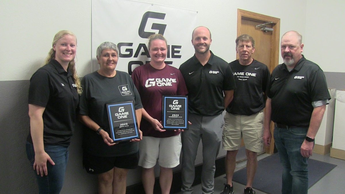 GameOne_USA's tweet photo. We just wrapped our first-ever Manufacturing Awards honoring 8 team members in Iowa and Ohio who embody our core values: Changemaker, Gritty, Hungry &amp; Teammate.

They set the standard—and took home some well-earned cash prizes. 💪 Congrats winners! https://t.co/3dtd9Zzj7X