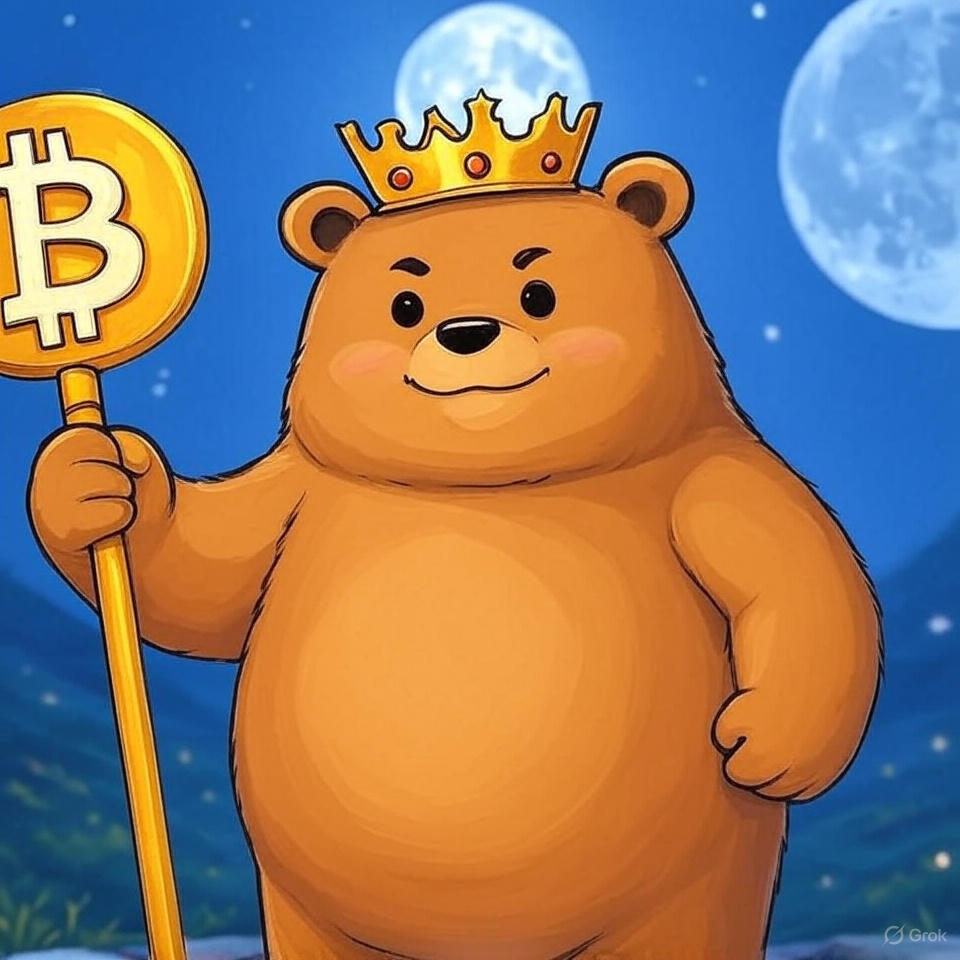 stoneyfrg's tweet photo. π LONG LIVE THE KING!
π $GRIZZY just roared into the Runes arena, turning bear vibes into a moon mission! π»π£
Inspired by the crowned Bitcoin beast, this royal rebel is rewriting the game.
Stack runes. Stack sats. Moon awaits. π
#Grizzy #RuneKing #BitcoinBear https://t.co/3gX4LMafLO