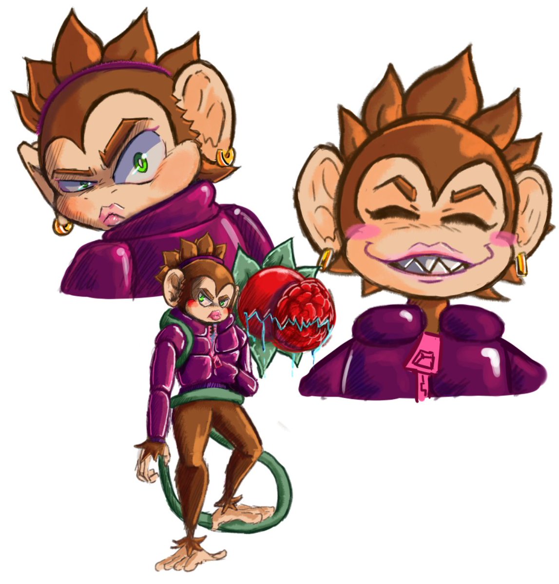 Lori sketch dump from yesterday's art stream