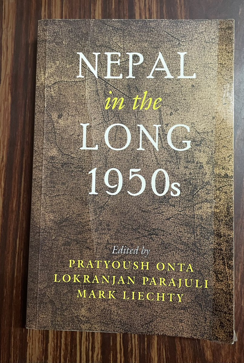 SoorajRay1's tweet photo. An enriching read on Nepal’s history during the 1950s by @MartinChautari — truly lives up to the hype! https://t.co/y2myuP8KcT