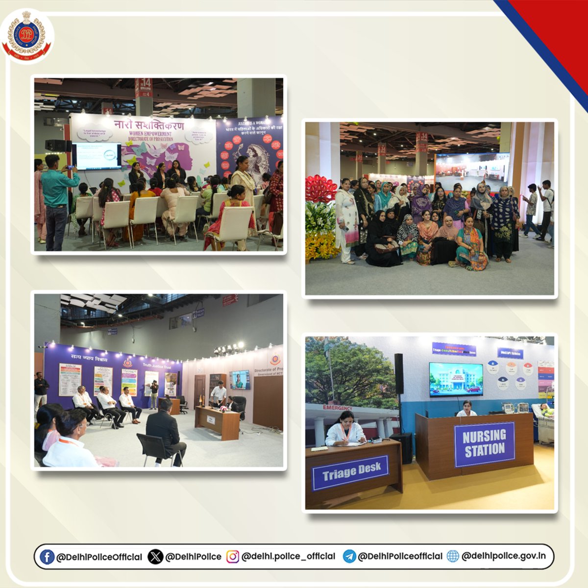 🔶Exhibition on New Criminal Laws🔶

To mark the first anniversary of the implementation of the new criminal laws - the Bharatiya Nyaya Sanhita, Bharatiya Nagarik Suraksha Sanhita, and Bharatiya Sakshya Adhiniyam, a week-long exhibition has been organised at Bharat Mandapam, New