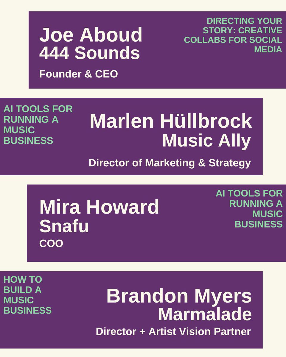IMPALAMusic's tweet image. 🎶 Future Independents – @AIM_UK's low-cost online music conference is back!
📅 8 July | 10am–6pm BST
🎟️ £15 incl. VAT
💻 Watch live or on demand
Sessions on AI, building fanbases, starting a label & more.
Book 👉 eventbrite.co.uk/e/future-indep…