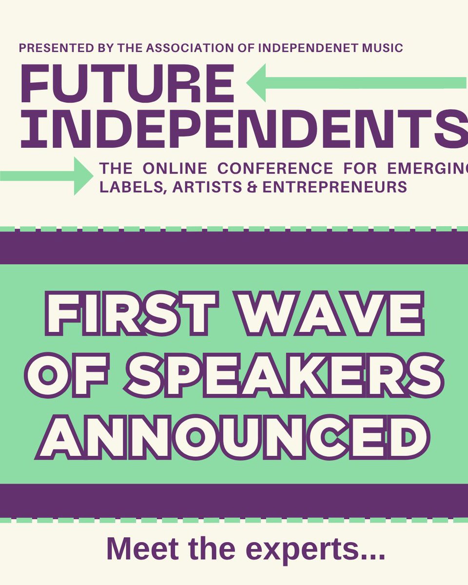 IMPALAMusic's tweet image. 🎶 Future Independents – @AIM_UK's low-cost online music conference is back!
📅 8 July | 10am–6pm BST
🎟️ £15 incl. VAT
💻 Watch live or on demand
Sessions on AI, building fanbases, starting a label & more.
Book 👉 eventbrite.co.uk/e/future-indep…