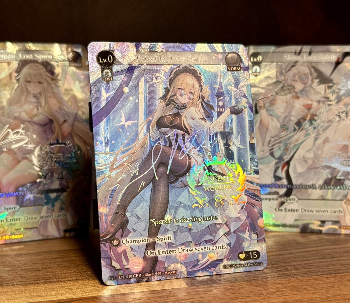 ResoluteJun's tweet image. I'm finally home from #GrandArchiveTCG Worlds.
I managed to Top 8 in Path of Silver Overall with the support of our team and our friends! I want to thank everyone for their support and look forward to seeing you guys at the next event. 🥰🥰🥰