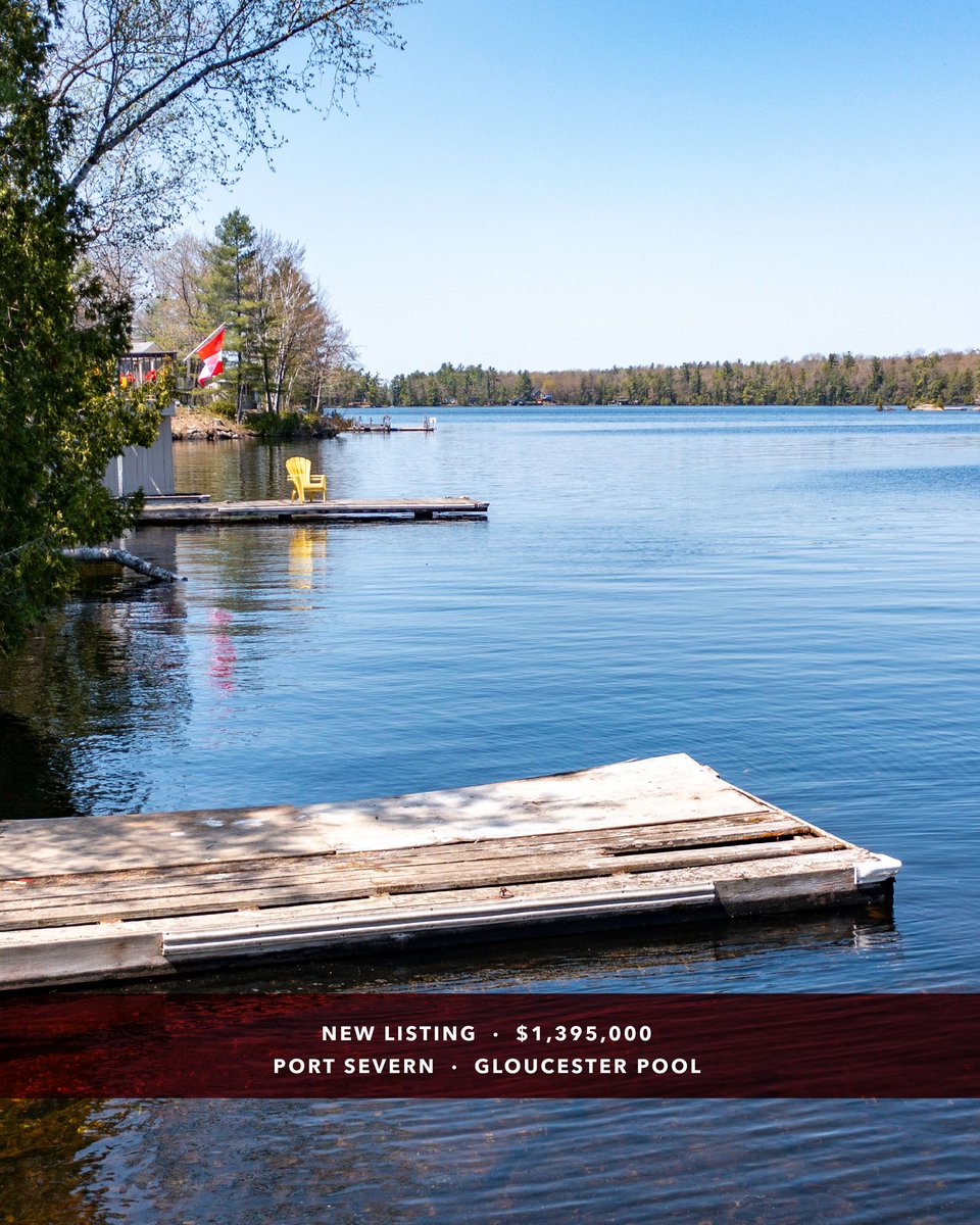 clarkemuskoka's tweet photo. NEW WATERFRONT LISTING
185 Woodland Trail, Port Severn
$1,395,000
VIEW: https://t.co/sGun9niLII
.
.
.
#NewListing #JustListed #GloucesterPool #PortSevern #PropertyListing #LuxuryCottage #Muskoka #JustListedHomes #RealEstateListings https://t.co/MfvWhTSUcd