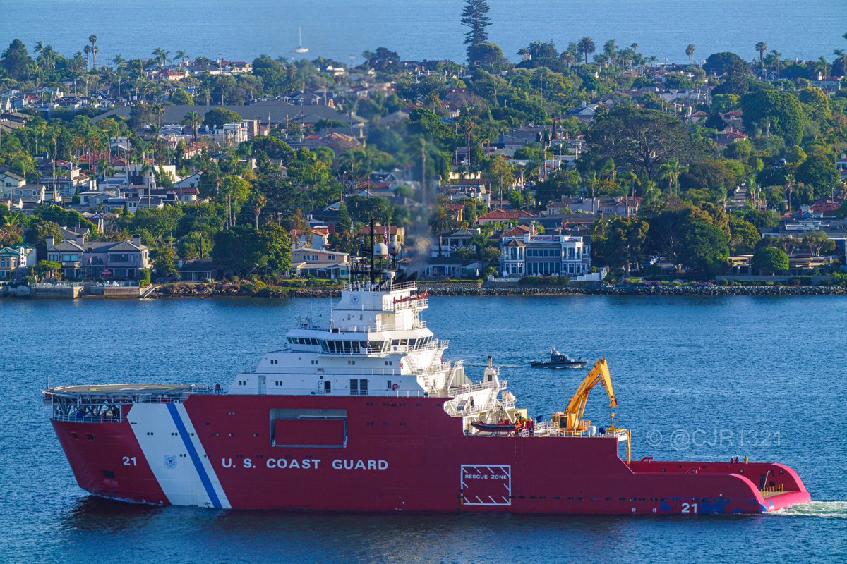 Future USCGC Storis (WAGB 21) polar icebreaker (former MV Aiviq to be commissioned in Juneau in August) coming into San Diego - July 1, 2025

SRC: TW-<a href="/cjr1321/">cjr</a>