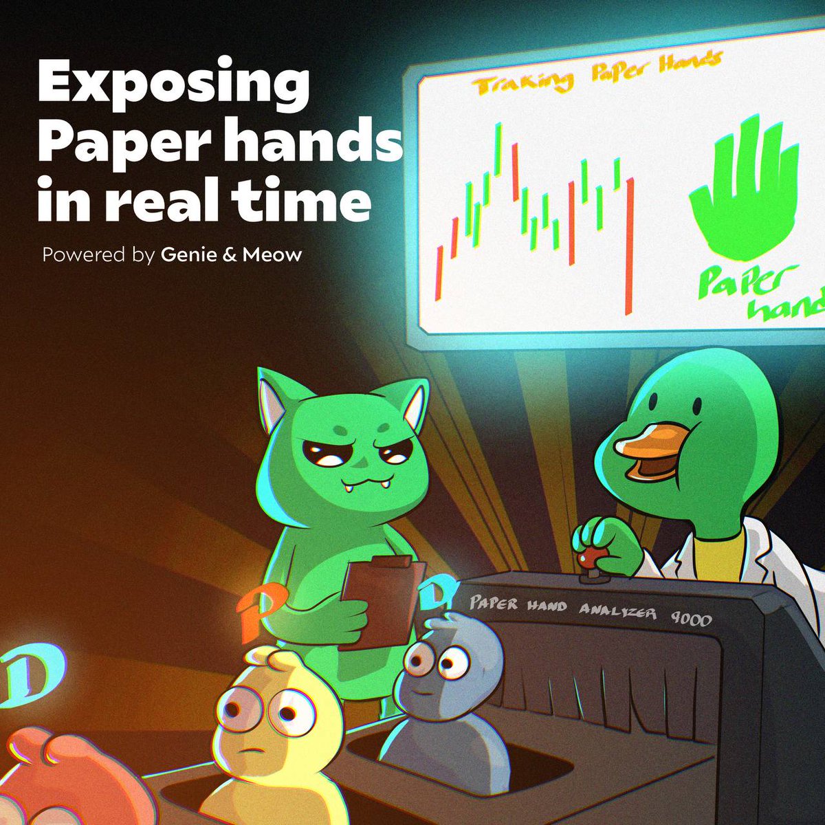 Genie_abs's tweet image. 🖐 Introducing: paperhandsabs.xyz
Brought to you by $GENIE x $MEOW
We built the first tool that analyzes your wallet’s entire Abstract trading history… and shows:
• How much $ you lost by paper handing
• How much $ you saved or gained by selling early
• How much $…