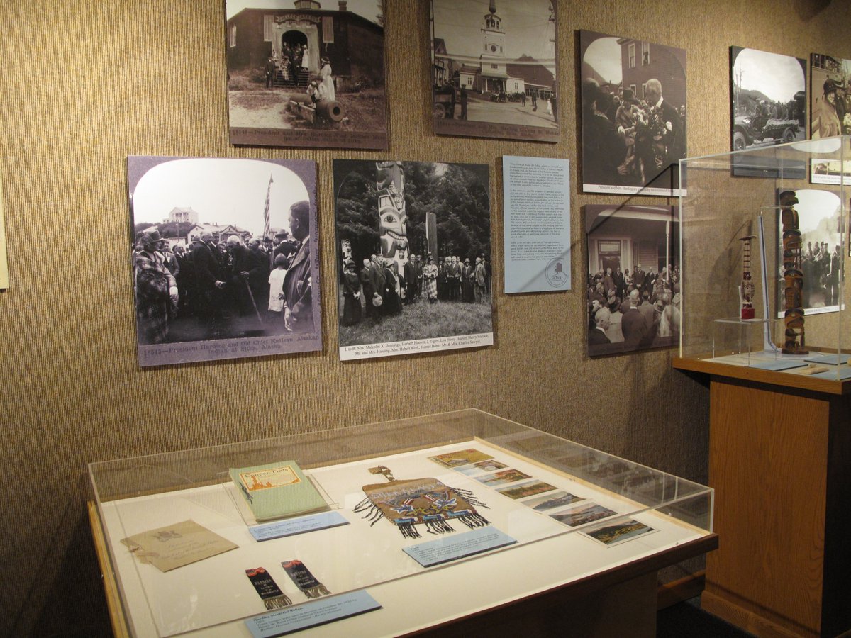 HooverPresLib's tweet image. Today’s #FlashbackFriday shows images of our 2016 exhibit about President Harding’s 1923 “Voyage of Understanding.” See current museum construction progress here: hoover.archives.gov/museum-renovat…