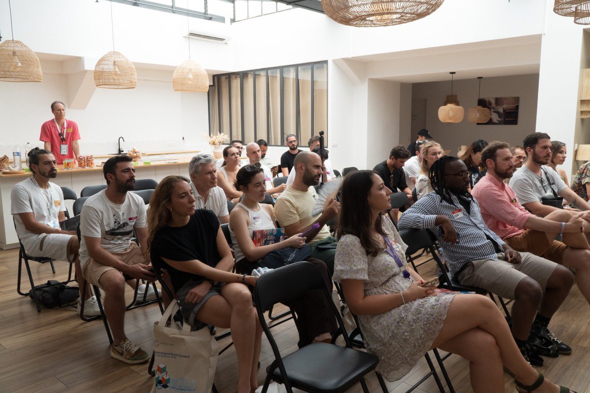 Sebastien 🏞 (@borgetsebastien) on Twitter photo Full room at the <a href="/BGameAlliance/">Blockchain Game Alliance</a> Web3 Gaming side event of <a href="/EthCC/">EthCC - Ethereum Community Conference</a> 🤗 Full room at the <a href="/BGameAlliance/">Blockchain Game Alliance</a> Web3 Gaming side event of <a href="/EthCC/">EthCC - Ethereum Community Conference</a> 🤗