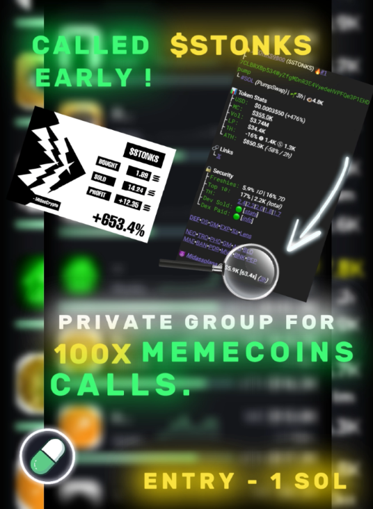 realretardio's tweet photo. 💸 $STONKS: 5.9k ➜ 355k
📈 That’s a 64x send
Yep, called early in the Telegram group.
Next one’s already cooking 👀
🚪 Join – https://t.co/eO9Txoc207
🔑 Entry: 1 SOL https://t.co/c7oVIWZjsd