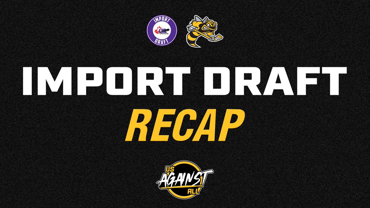 Sarnia Sting Complete 2025 CHL Import Draft.

For more info 
chl.ca/ohl-sting/arti… 

#UsAgainstAll
