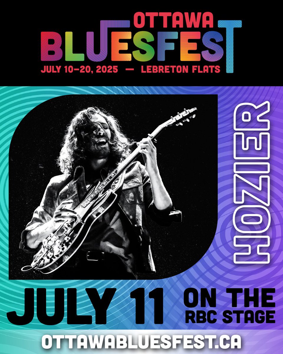Hozier (@hozier) on Twitter photo Looking forward to returning to Canada next week to play <a href="/ottawabluesfest/">Ottawa Bluesfest</a> and <a href="/RockTheParkLDN/">RBC Rock The Park</a> 🖤 Looking forward to returning to Canada next week to play <a href="/ottawabluesfest/">Ottawa Bluesfest</a> and <a href="/RockTheParkLDN/">RBC Rock The Park</a> 🖤