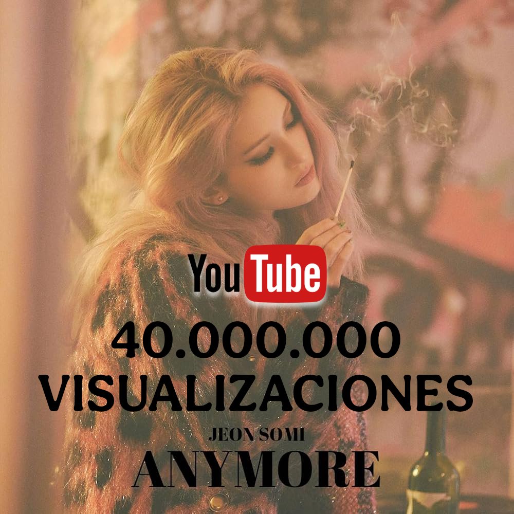 𝑪𝒉𝒂𝒓𝒕𝒔 / 𝑰𝒏𝒇𝒐 | El Vídeo Oficial de Anymore supera los 40 millones de reproducciones en Youtube!!!

 #SOMI #전소미 #EXTRA #JEONSOMI_EXTRA