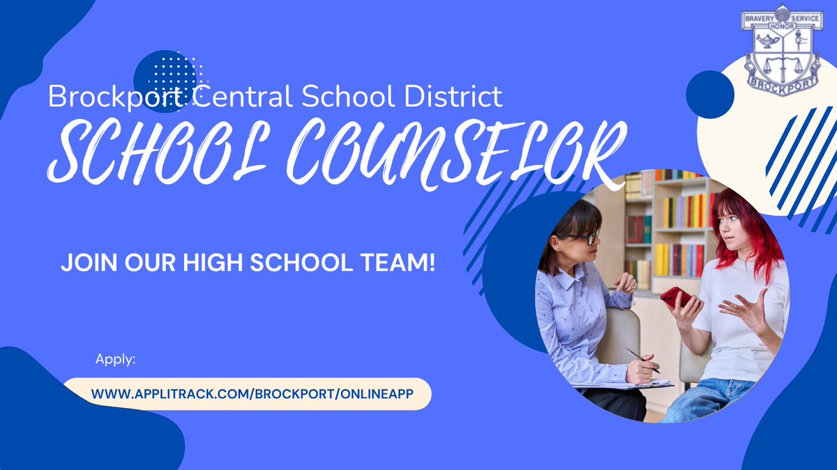 Check out this job opportunity at Brockport CSD!
Apply: applitrack.com/brockport/onli…