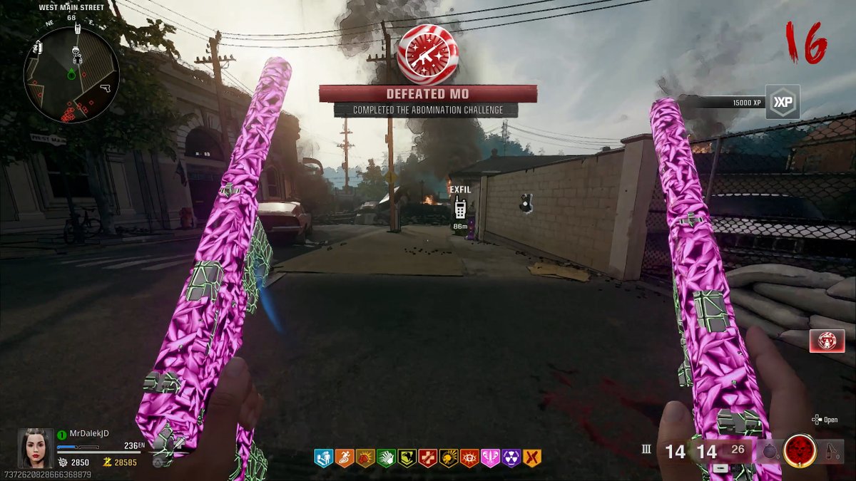 Just beat the new Abomination Challenge LTM in Black Ops 6 Zombies!

Actually a pretty intense hardcore experience that offers a nice challenge - took me 3 attempts to beat! 🔥