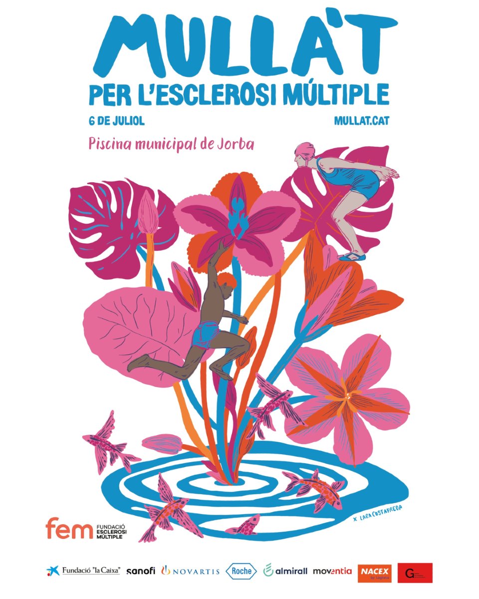 ➡️Jorba se suma a la campanya del Mulla't per l'Esclerosi Múltiple.

Diumenge 6 de juliol torna el "Mulla't per l'esclerosi múltiple", una campanya per a conscienciar a la població sobre la malaltia i per a recaptar fons per a lluitar contra la mateixa

ℹ️ jorba.cat