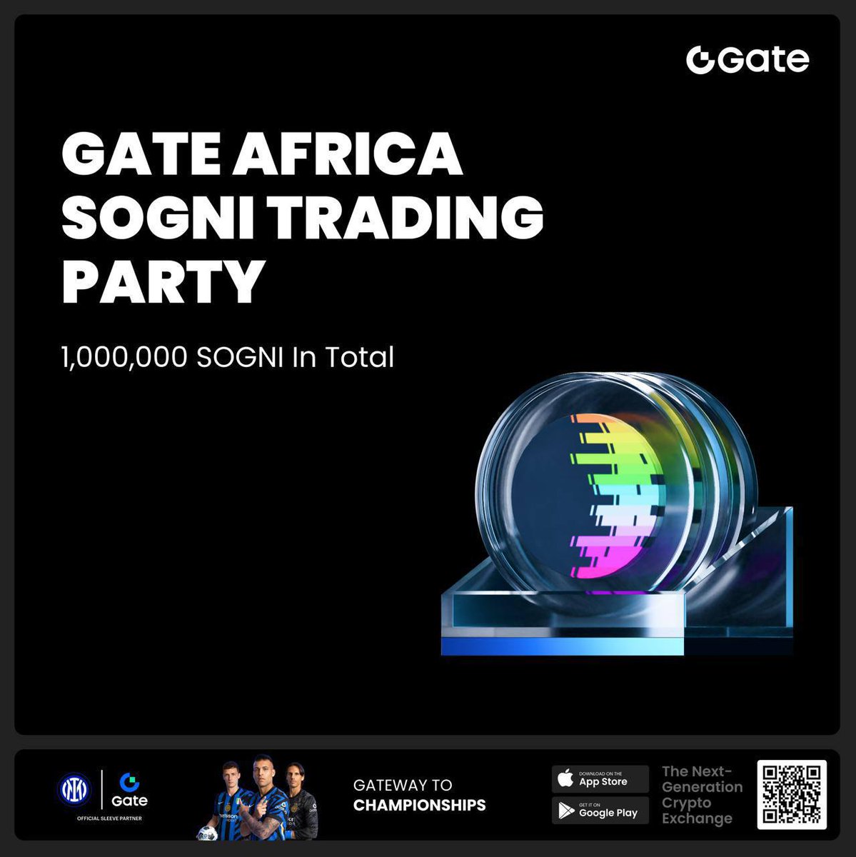 Welcome to Gate Africa SOGNI Trading Party 🤩

You’re all welcome to participate and grab your own share💰

⏰ Event Duration: July 2nd – July 10th, 2025

How to participate 👇👇

Task 1: Trade SOGNI and share a 1,000,000 SOGNI prize pool equally

Task2: Deposit SOGNI and double