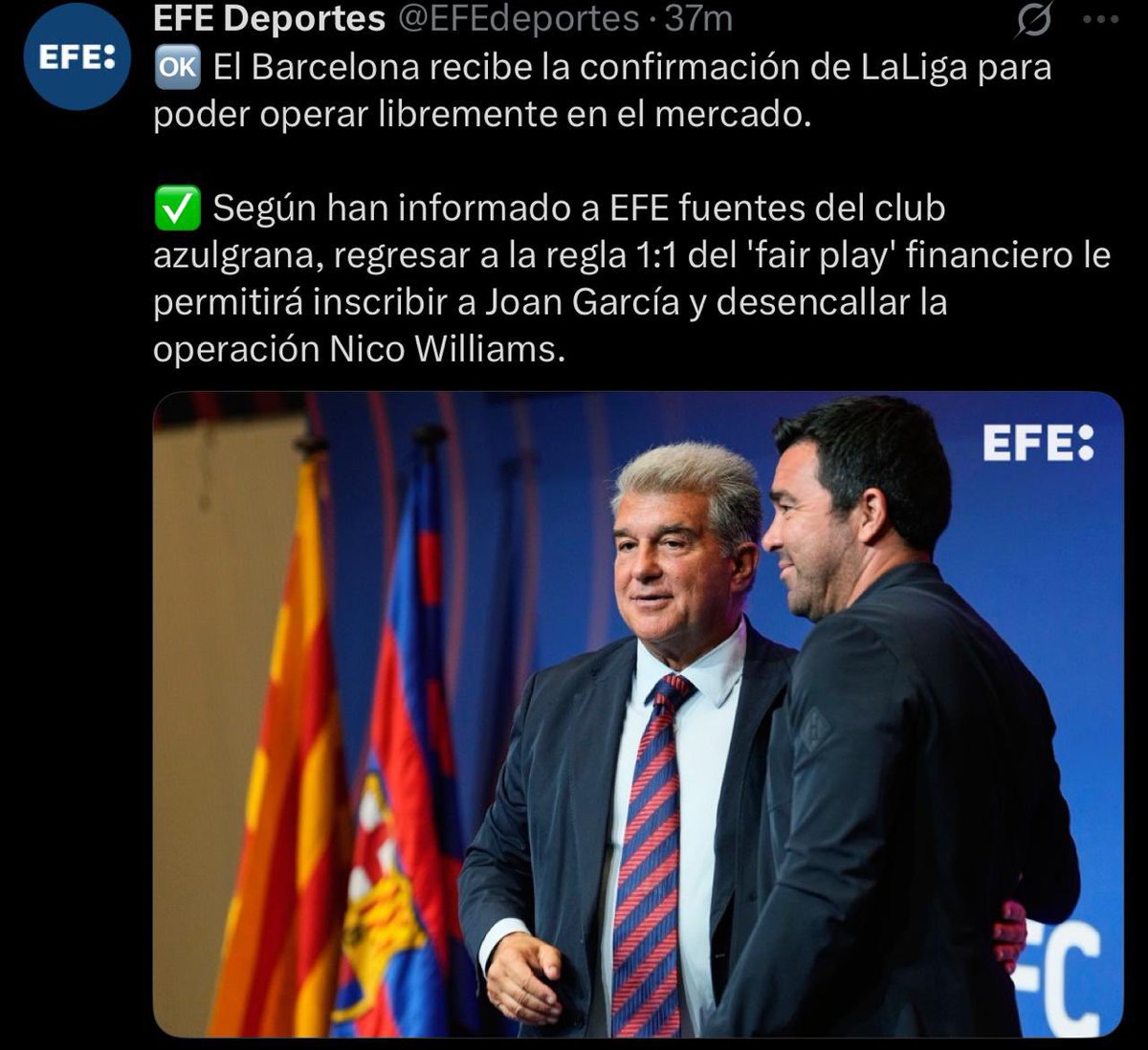 Señor <a href="/guijarro_en/">#GuijarroEnClaveBlaugrana</a> urge informar esto. Es el bombazo deportivo del día. La alegría es total entre el “lapurthismo” y los madridistas están rabiando y echando espuma por la boca.