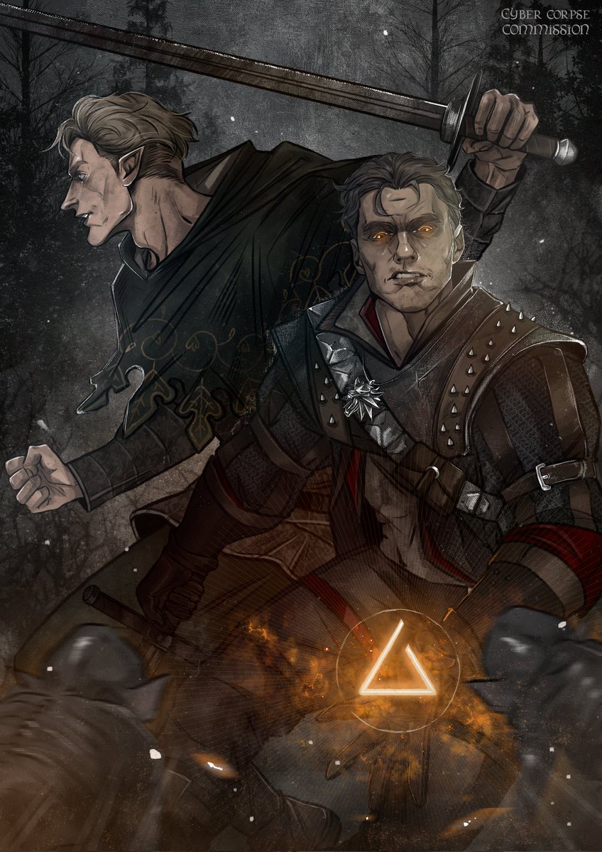#thewitcher x #KCD2 
(#hansry commission)