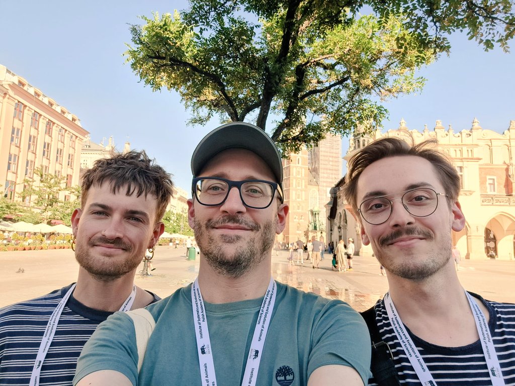 Excited to be <a href="/EAVPalaeo/">EAVP</a> conference #EAVP2025 in Krakow with <a href="/PiedStone/">Pierre Orgebin</a> and <a href="/WilhelmJockheck/">Wilhelm Jockheck</a>. If you're interested in neuroanatomy 🧠, ruminants 🦌🐐 &amp; island evolution 🏝, don’t miss our talk &amp; poster tomorrow at Krzysztofory Palace [Rynek Główny 35]) 1/3