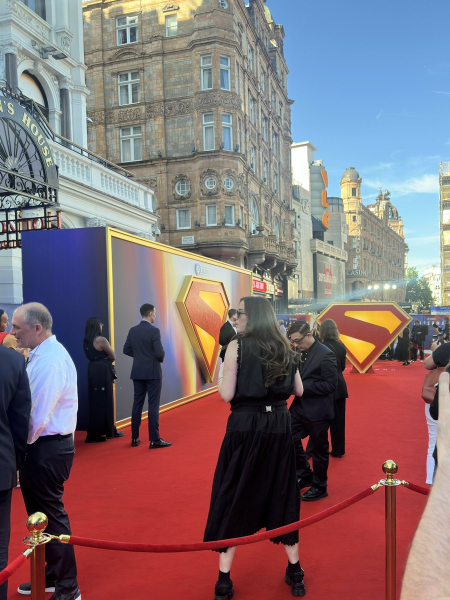 NyanBlade's tweet image. At the Superman premiere in London
