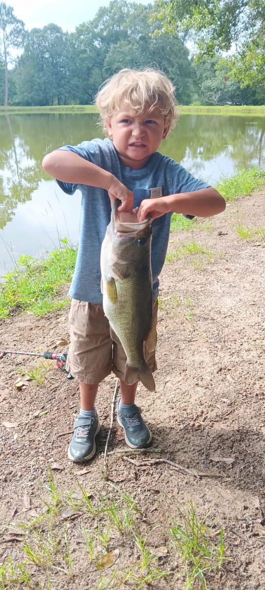 His new personal best! Don’t forget to take a kid fishing 🎣
