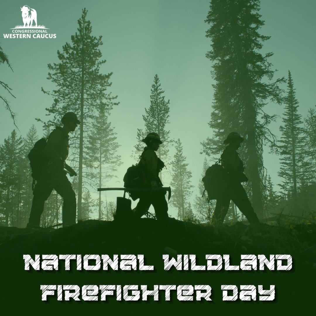 Today is National Wildland Firefighter Day. We thank our firefighters for their dedication and sacrifices to keep Western America safe.