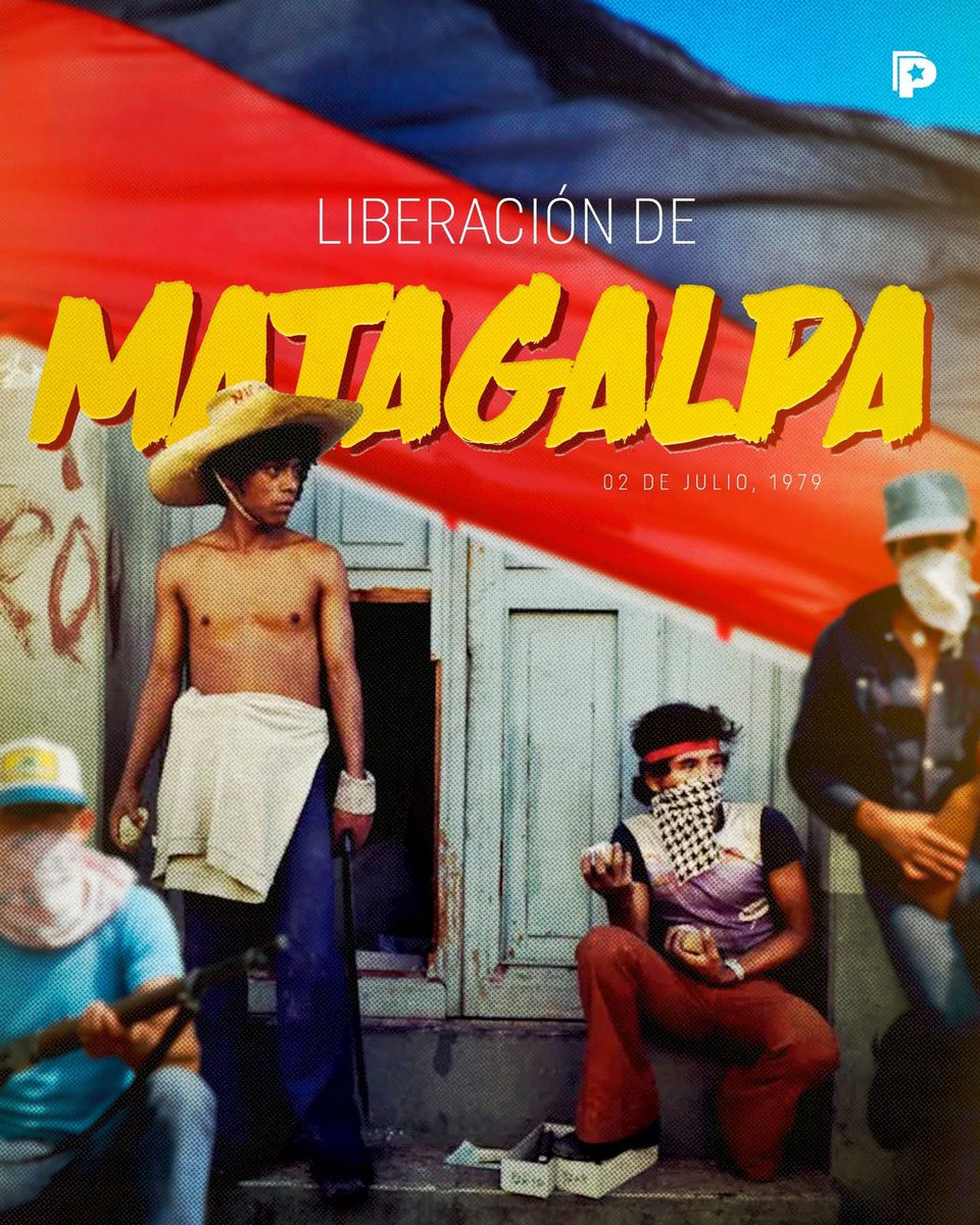 📍 02 de Julio, 1979 – Liberación de Matagalpa
Hoy conmemoramos con profundo respeto y compromiso histórico la Liberación de Matagalpa, un hecho heroico protagonizado por hombres y mujeres valientes que, con dignidad y coraje, entregaron su esfuerzo por la libertad de Nicaragua.