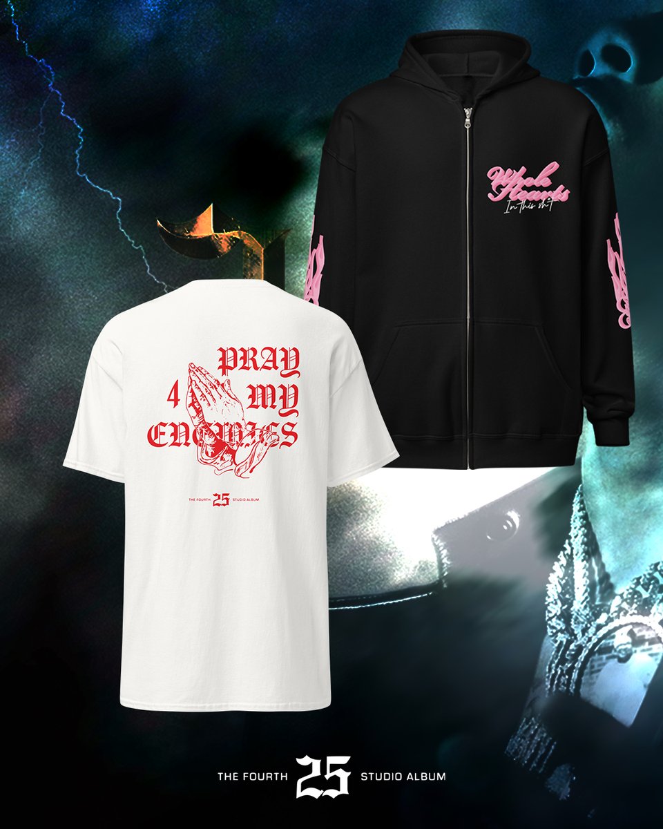 gherbo's tweet image. PRAY 4 MY ENEMIES 🙏🏽 25 ANNIVERSARY DROP AVAILABLE FOR 25 HOURS ONLY ❗️+ 25% OFF CLEARANCE