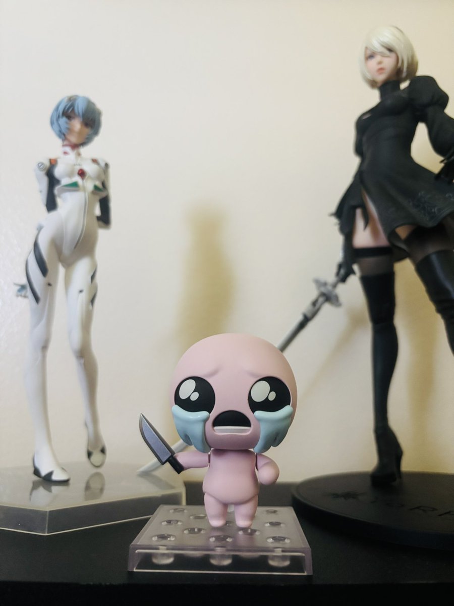 deathyon69's tweet photo. the Isaac nendoroid is so cute! #bindingofisaac @edmundmcmillen https://t.co/uheoDMTZXg