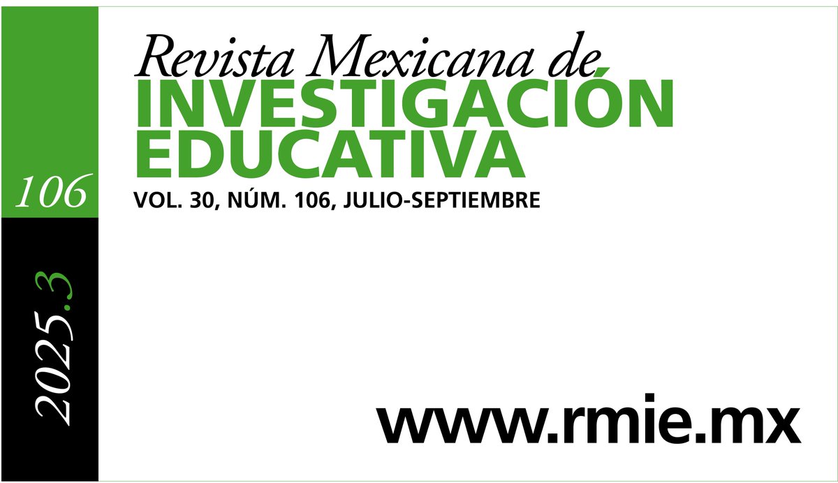 #RMIE | Te invitamos a consultar el número 106 de la Revista Mexicana e Investigación Educativa <a href="/rmie/">Rev Mex Invest Educ</a>.
rmie.mx