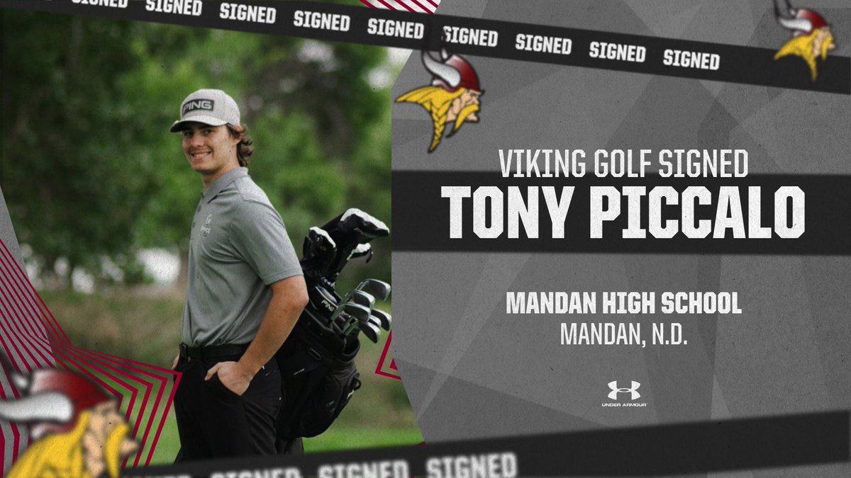 vcsugolf's tweet photo. VCSU Golf is excited to announce the signing of Tony Piccalo who will join us this fall! Tony brings an incredible work ethic and three years of experience from Mandan High School! We can’t wait to have him join us! https://t.co/3h3Y7HT5lJ