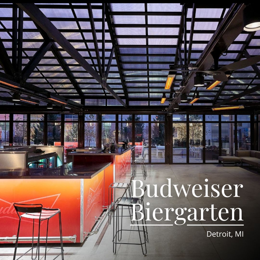 CabrioStructure's tweet image. Originally an afterthought—now a fan favorite. The Budweiser Biergarten at Little Caesars Arena adds climate-ready seating for Red Wings fans and doubles as a striking event space for group bookings. 

#CabrioStructures #LittleCaesarsArena #BudweiserBiergarten #DetroitMI