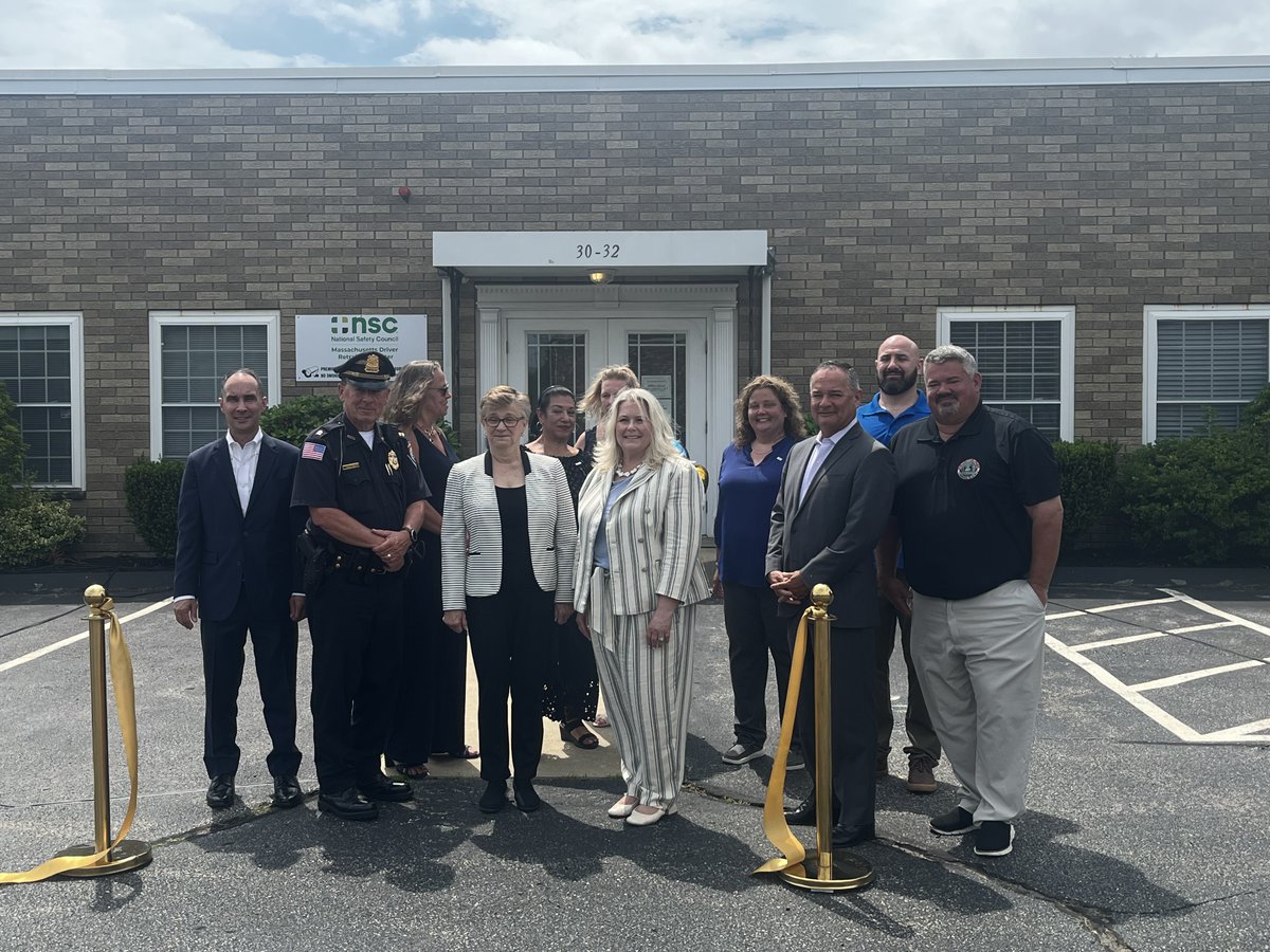 Mass. Transportation (@massdot) on Twitter photo This week in #Burlington, <a href="/MassRMV/">Massachusetts RMV</a> Registrar Colleen Ogilvie attended the ribbon cutting for <a href="/NSCsafety/">National Safety Council</a>ās new Driver Retraining Program classroom site. This week in #Burlington, <a href="/MassRMV/">Massachusetts RMV</a> Registrar Colleen Ogilvie attended the ribbon cutting for <a href="/NSCsafety/">National Safety Council</a>ās new Driver Retraining Program classroom site.