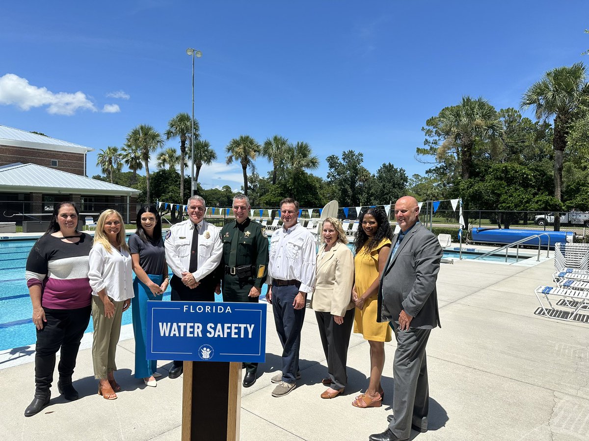 FloridaAPD's tweet image. Last month, APD Acting Director @fulcherlfl joined statewide partners at a water safety press conference. She spoke on the importance of preparing individuals with disabilities for safe experiences in and around water—and the shared responsibility we all have in preventing…