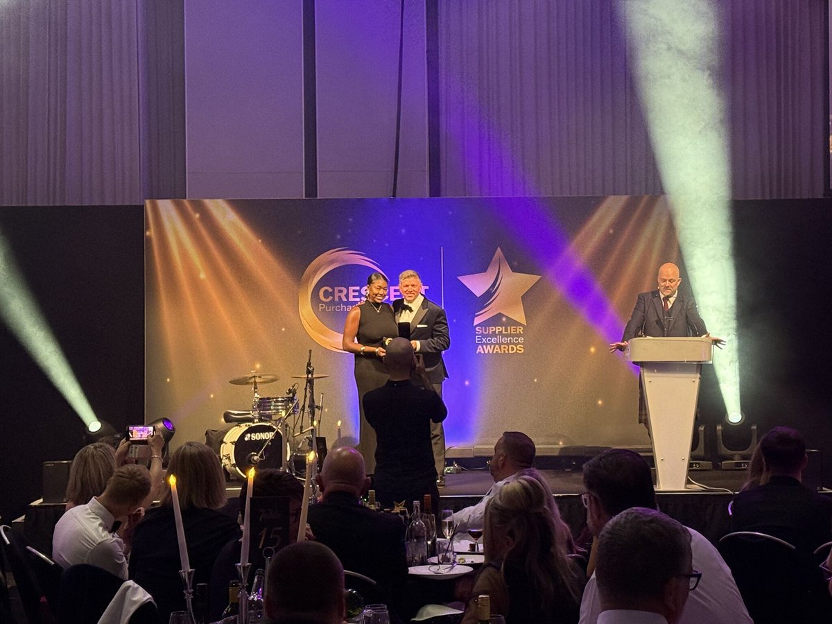 Tel Group (@tel_group) on Twitter photo A special mention to Tiara Hemans, awarded the <a href="/CPCuk/">Crescent Purchasing Consortium</a> 'Young Procurement Professional of the Year' award for the second year running!
Tiara plays a key role in our CPC tenders and was the brains behind the launch of their B2E scheme.
Ready for a hattrick next year Tiara?!🌟 A special mention to Tiara Hemans, awarded the <a href="/CPCuk/">Crescent Purchasing Consortium</a> 'Young Procurement Professional of the Year' award for the second year running!
Tiara plays a key role in our CPC tenders and was the brains behind the launch of their B2E scheme.
Ready for a hattrick next year Tiara?!🌟