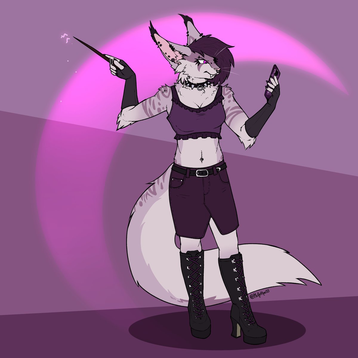 It's this time of year again👀Attack for Pastafang!
Iodine struggles to get a spell right that she found on the internet.
Ohno, maybe she is a victim of an "internet troll", vile  creatures who dwell online and only live to mislead and fool witches and  sorcerers in training?