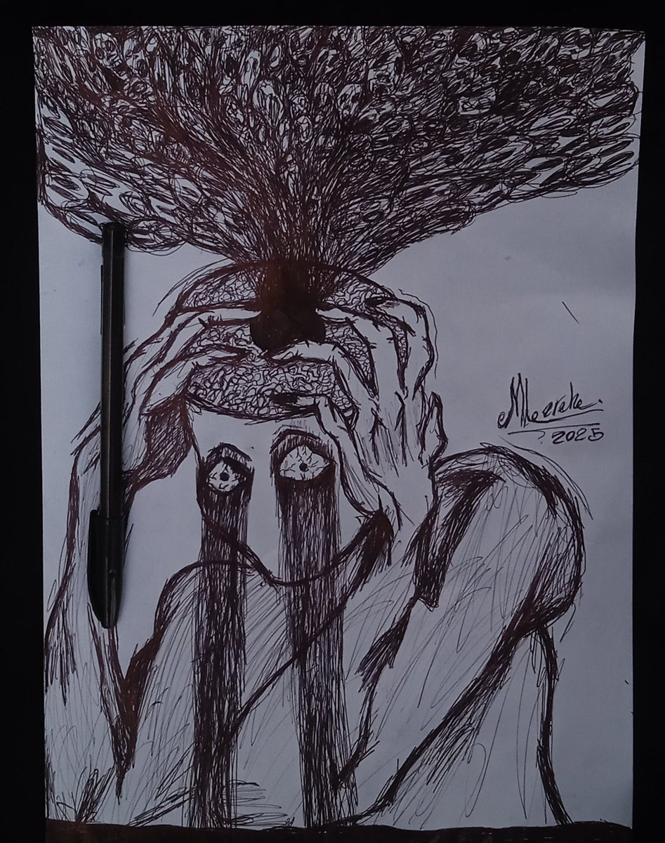 mar80549's tweet photo. Marah Khaled from Gaza inside the tent, my new painting titled  "Internal Explosion" If you see it, reply with a 🤍 to help make my posts more visible and donat if you can
https://t.co/Cj010uBRwA https://t.co/PW9MjmbtuE