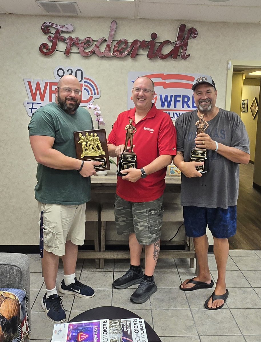 Thanks to <a href="/fredericktrophy/">MainEventTrophies</a> for making these trophies and donating them to Deputy of the Year, Officer of the Year, and Fire Fighter of the Year winners.