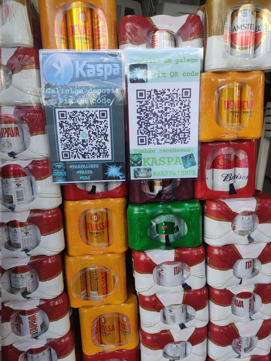 Now my establishment here in Brazil is accepting #KASPA
#kaspa10BPS
#KASPA
#KAS
<a href="/pumpolinsky/">Pumpolinsky</a>
<a href="/Kaspa_Commons/">Kaspa Commons</a> 
<a href="/KryptoLeidy/">The 𐤊rypto Leidy</a> 
<a href="/DailyKaspa/">Kaspa Daily</a> 
<a href="/KaspaGuru/">Mr. Kaspa</a> 
<a href="/KASperiencexyz/">KASperience❄️🌍</a> 
<a href="/KaspaCurrency/">Kaspa City</a> 
<a href="/dag_kaspa/">KASPAGAİA-4b</a> 
<a href="/KASPAEnthusiast/">KASPA Enthusiast 𐤊</a>