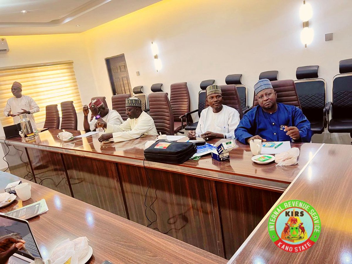 Kirsonline's tweet photo. KIRS welcomes Sokoto State IRS on a courtesy visit, fostering collaboration &amp; knowledge sharing in tax admin. Strengthening partnerships for revenue growth! 
#KIRS #TaxAdministration #Collaboration https://t.co/ehqFOQbWLb