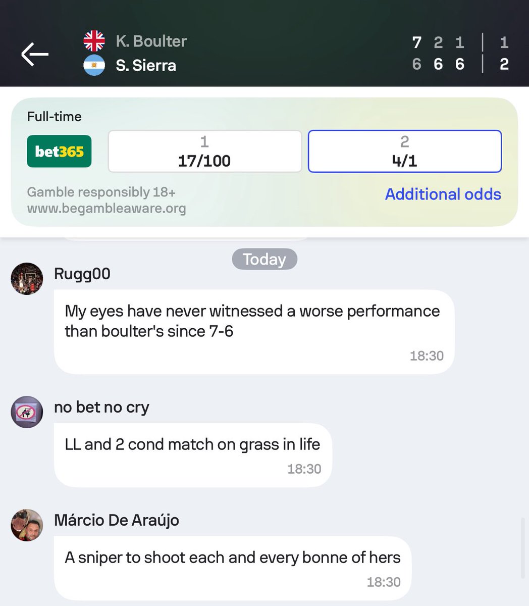 messirules2023's tweet image. More sickening abuse for Katie Boulter on Sofascore. Never ending.