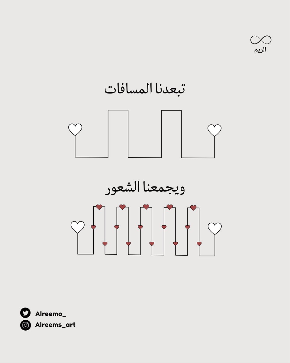 Alreemo_'s tweet photo. كم مرة سمعت: "البعيد عن العين، بعيد عن القلب" 

وجاء ببالك وقتها: ليش فيه ناس برغم البعد يبقون حاضرون بأحاديثنا، بذكرياتنا، بدعواتنا💌
بأكلة لذيذة نتمنى يذوقوها، بأماكن حلو نتمنى يزوروها، بكلام متأكدين إنهم بيفهموه، بصمت متيقنين إنهم بيقدّروه 💞

#تجسيد #تذكير https://t.co/STPMGwvXry