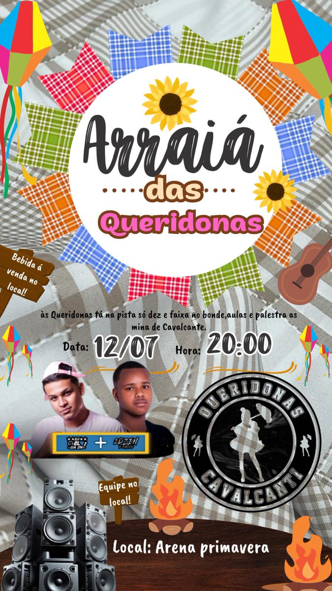 Rumo a 4ª edição do nosso Arraiá 🥳🥳 #ArraiáDasQueridonas 🌽👩🏽‍🌾🔥