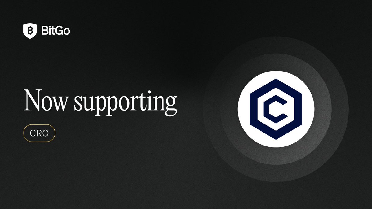 BitGo now supports <a href="/cronos_chain/">Cronos</a>, expanding secure expanding secure custody access to one of crypto’s top 50 assets by market cap.

Institutions can custody $CRO using BitGo’s regulated or self-custody cold wallets with staking support coming soon.

Learn more: