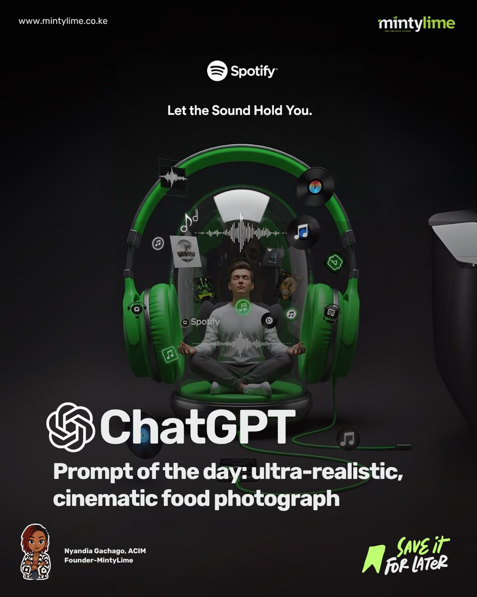 Nyandia_G's tweet image. AI is not about robots.
It’s about worlds — visual, emotional, and cultural.
When African creators tap into AI, we don’t just adapt trends. We reshape them.

#DigitalAfrica #ImmersiveDesign #AIForCreatives #AfroFutures