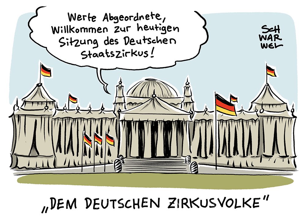 „Keine Pride-Fahne auf Bundestag:
Breite Kritik an Merz’ „Zirkuszelt“-Aussage“
#zirkuszelt #Klöckner #merz #schwarwel
