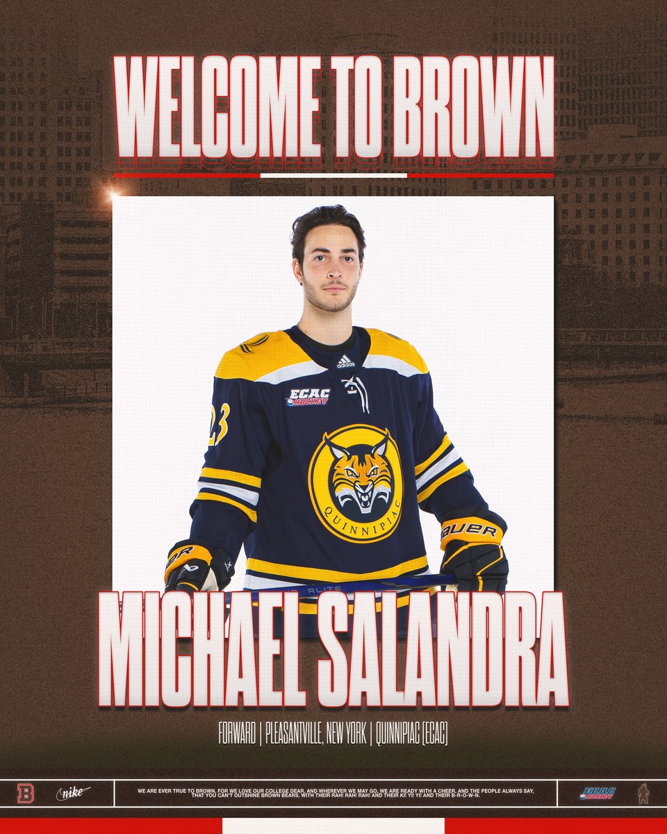 After a season at Quinnipiac, Michael Salandra joins the Bears on College Hill!

#EverTrue