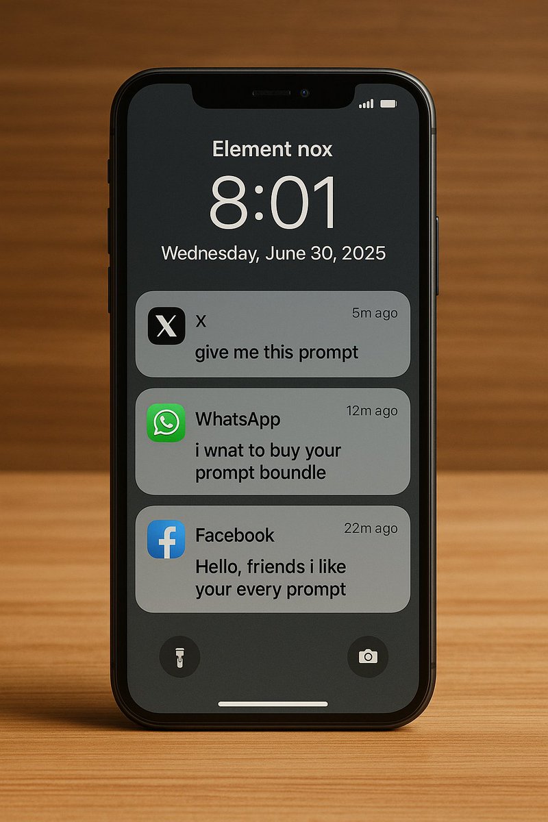 elementnox's tweet photo. Simple prompt, you can change all notification text, date, time, and title. Need it? https://t.co/sX4cfdu4uT